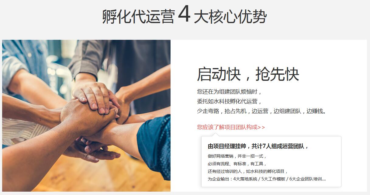 孵化代運營